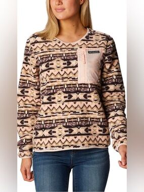 Columbia Patterned Crew - Size XS